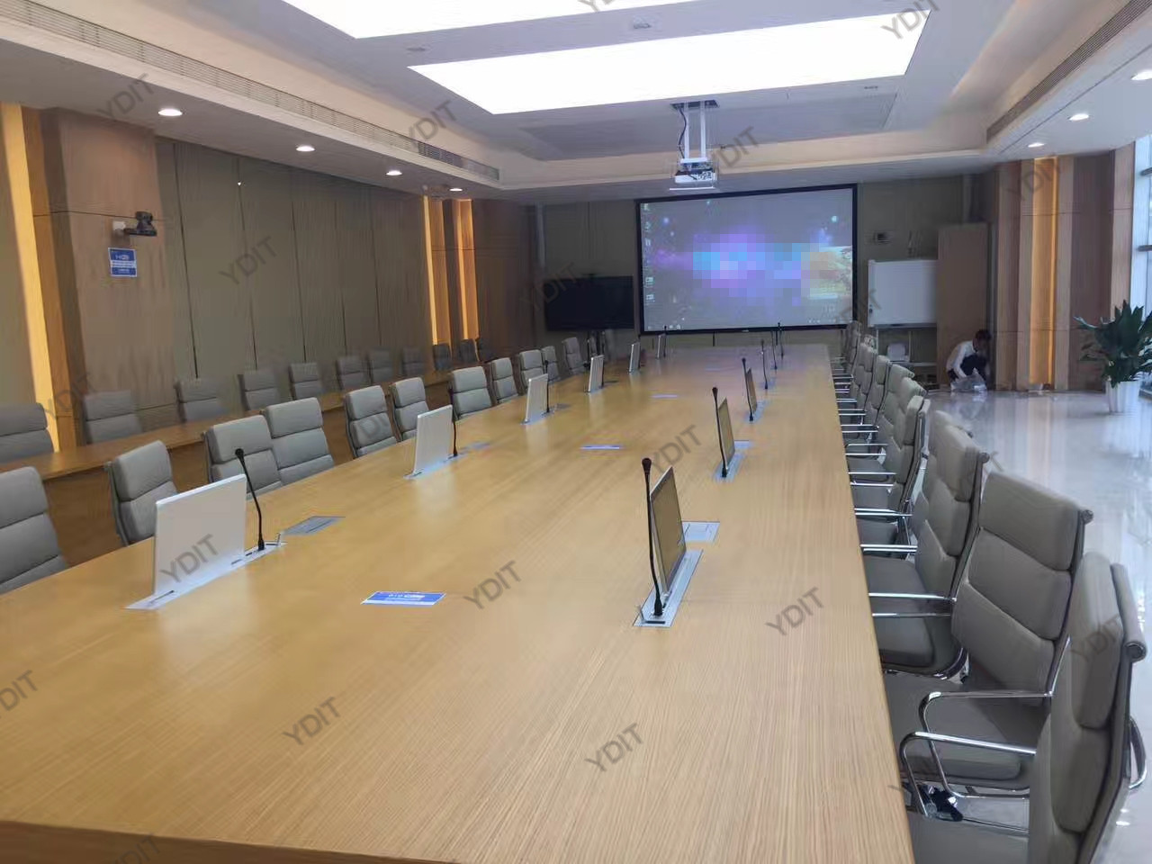 electronic table card