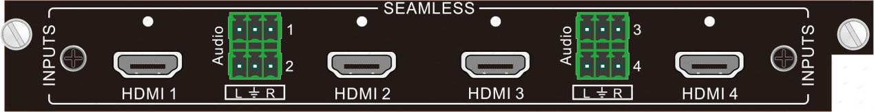 4路HDMI无缝输入卡（IN-4HD/OUT-4HD）